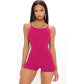 Sleeveless Short Bodycon Jumpsuit