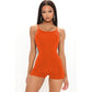 Sleeveless Short Bodycon Jumpsuit