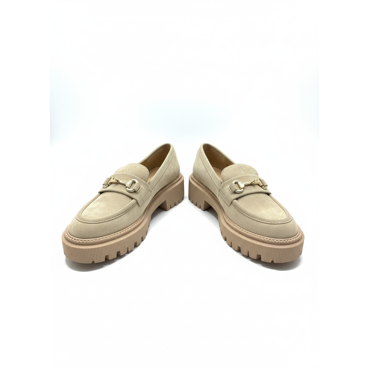 Chunky Loafer Penny Casual Fashion Shoes.
