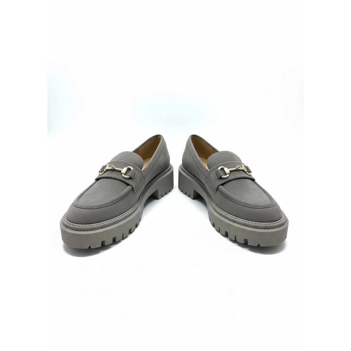 Chunky Loafer Penny Casual Fashion Shoes.