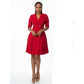 Plus Size Stylish Pleated Blazer Mini Dress