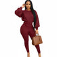 knitted Tracksuit Set