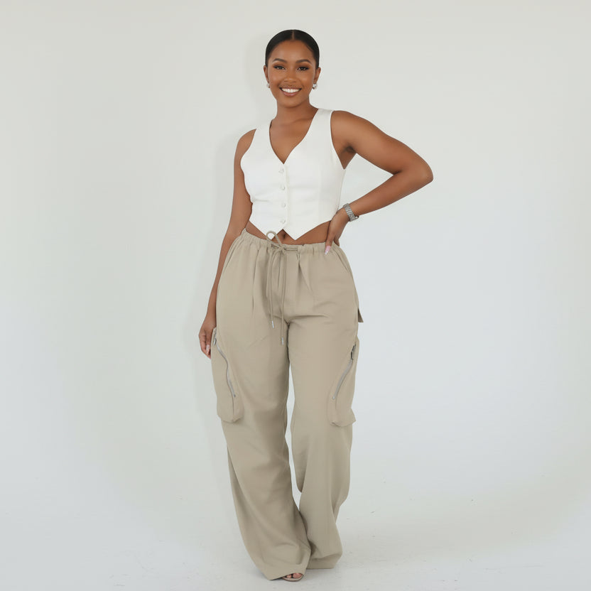 Parachute High-Rise Cargo Pants