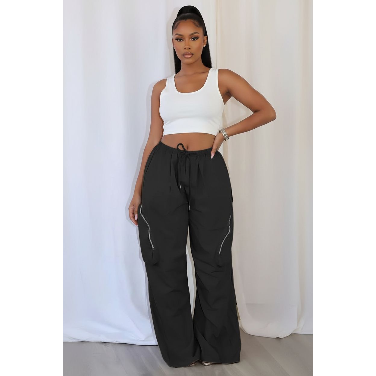 Parachute High-Rise Cargo Pants