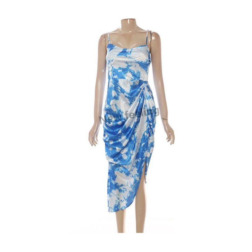 Sexy Side Slit Sleeveless Dress