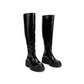 Knee Platform Solid Color Boots
