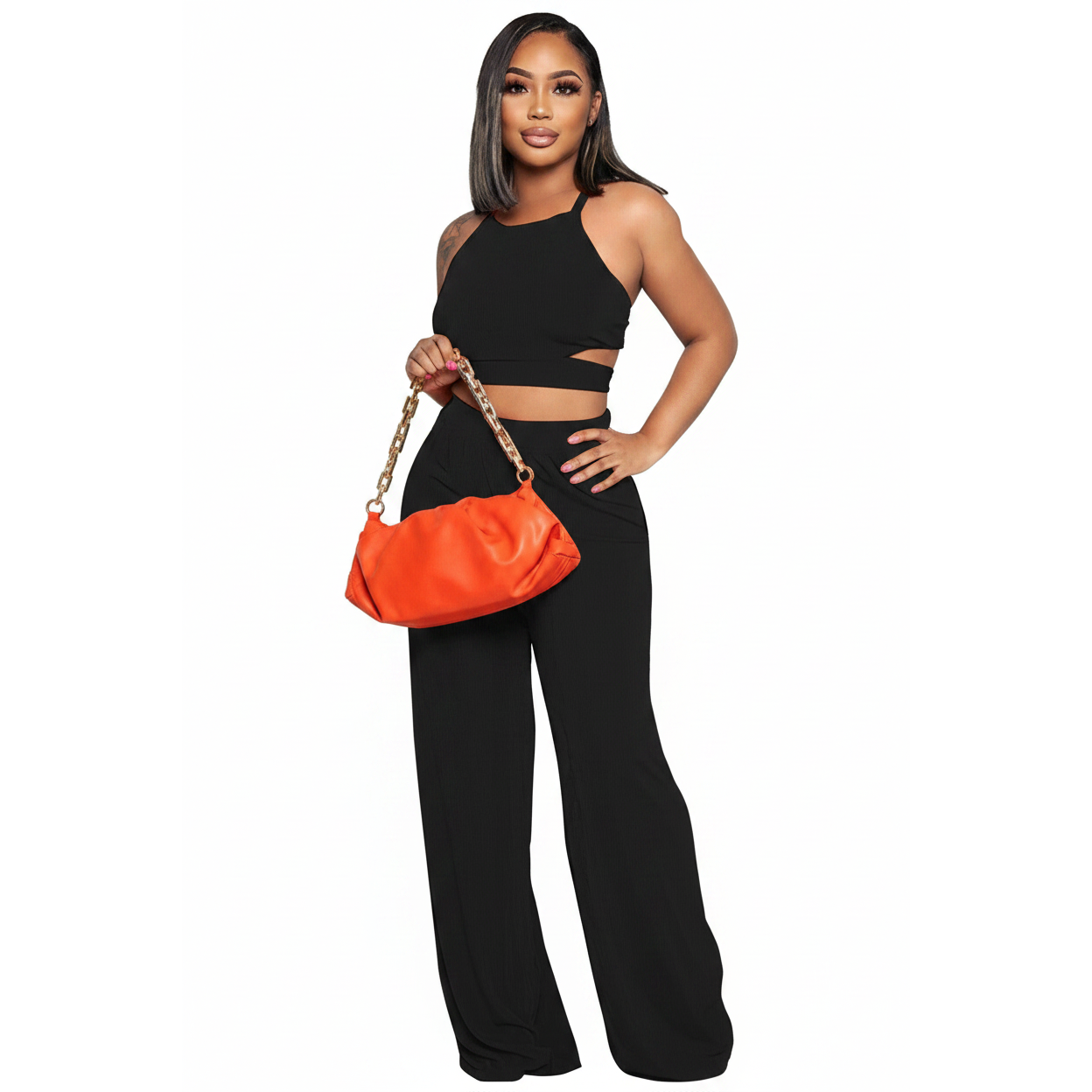 Sexy Baggy Pant and Sleeveless Top Set