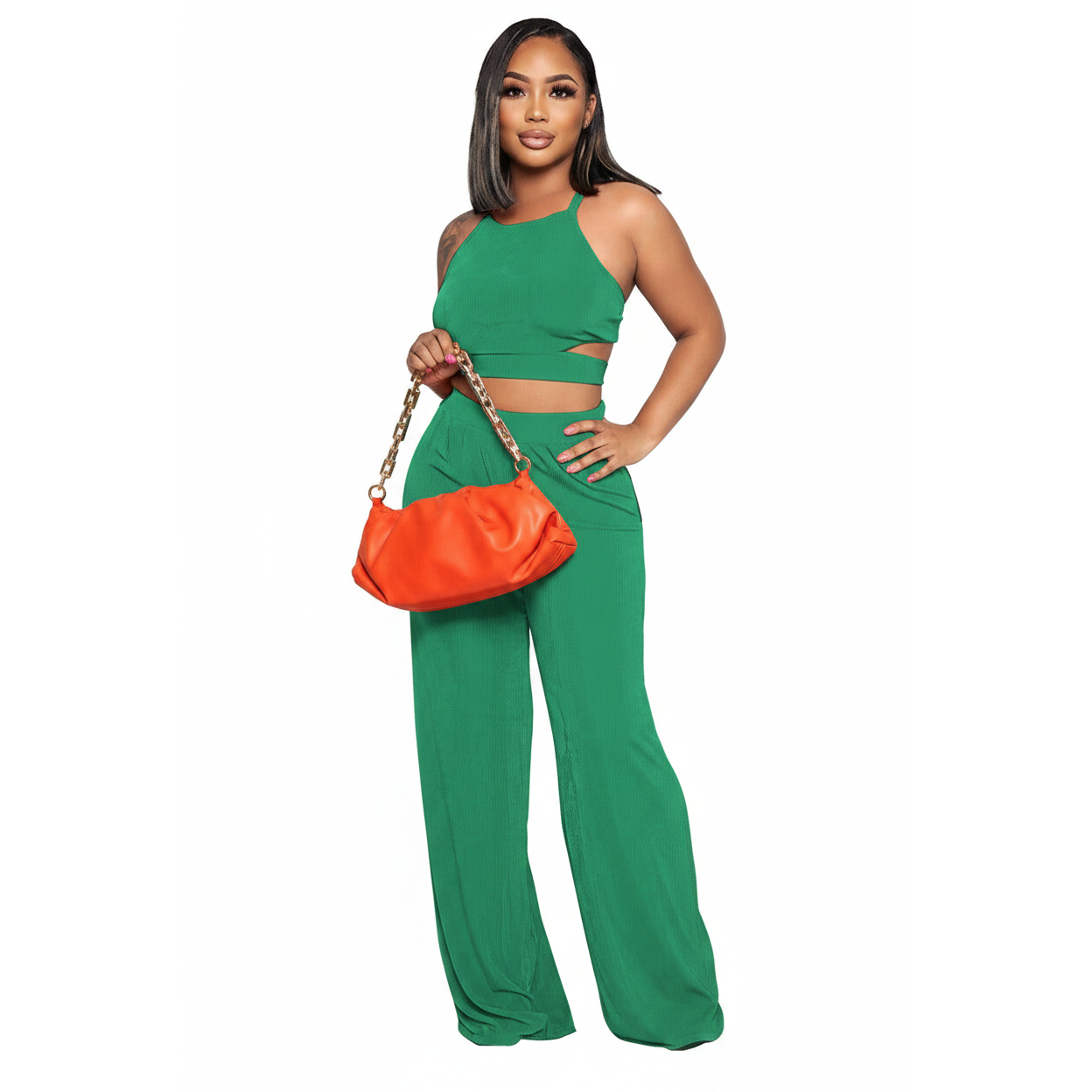 Sexy Baggy Pant and Sleeveless Top Set