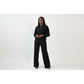Knitted Zip Neck Top and Pant Set