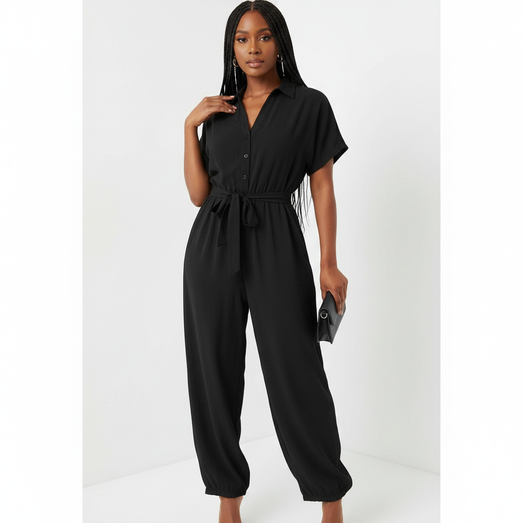 Vintage Sleeveless Jumpsuit