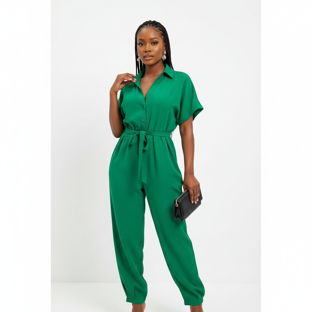 Vintage Sleeveless Jumpsuit