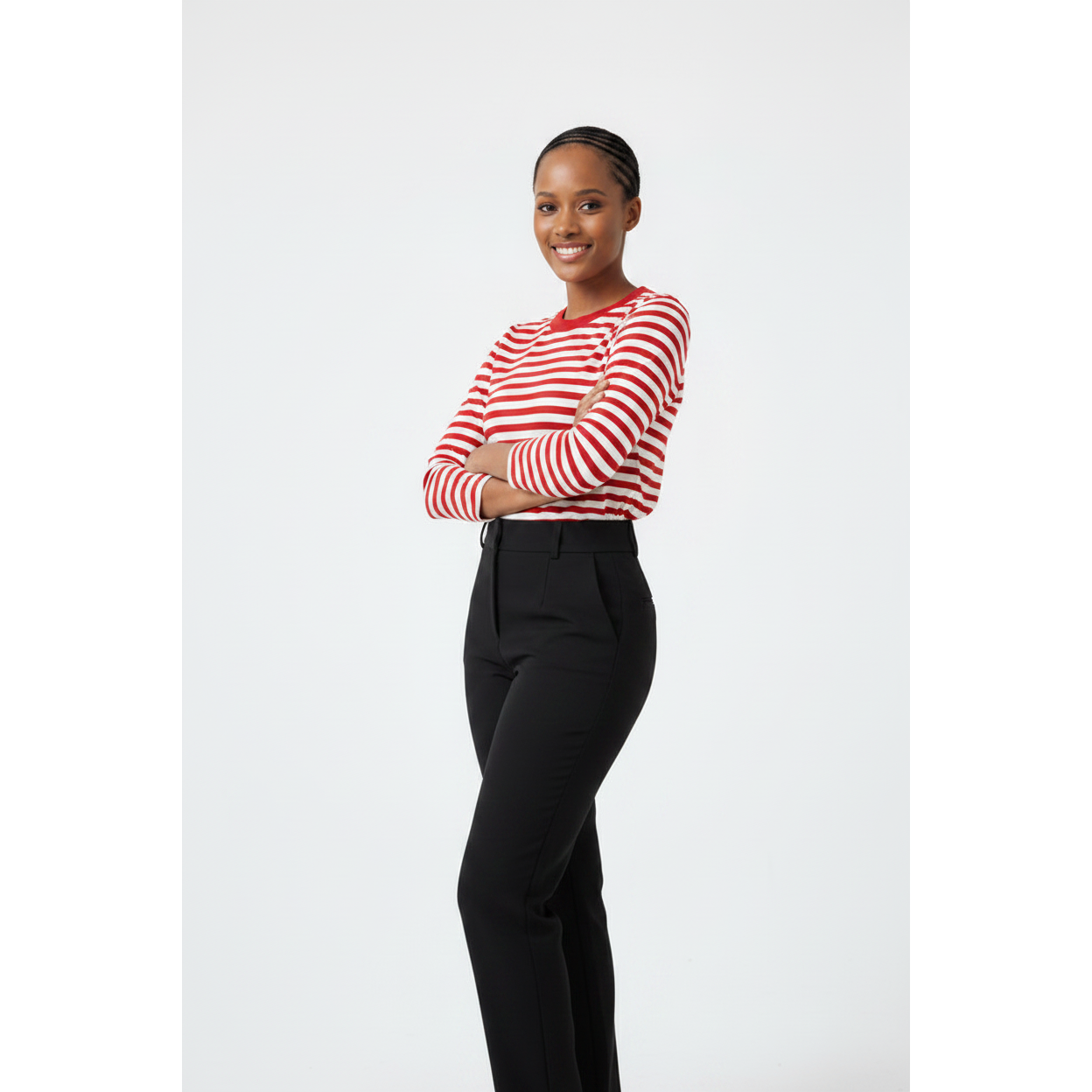Round Neck Long Sleeve Top