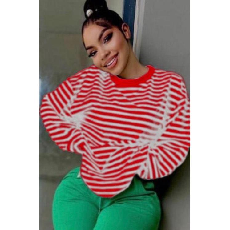 Round Neck Long Sleeve Top