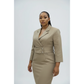 Ladies Formal V Neck Career Long Sleeve Office Dress