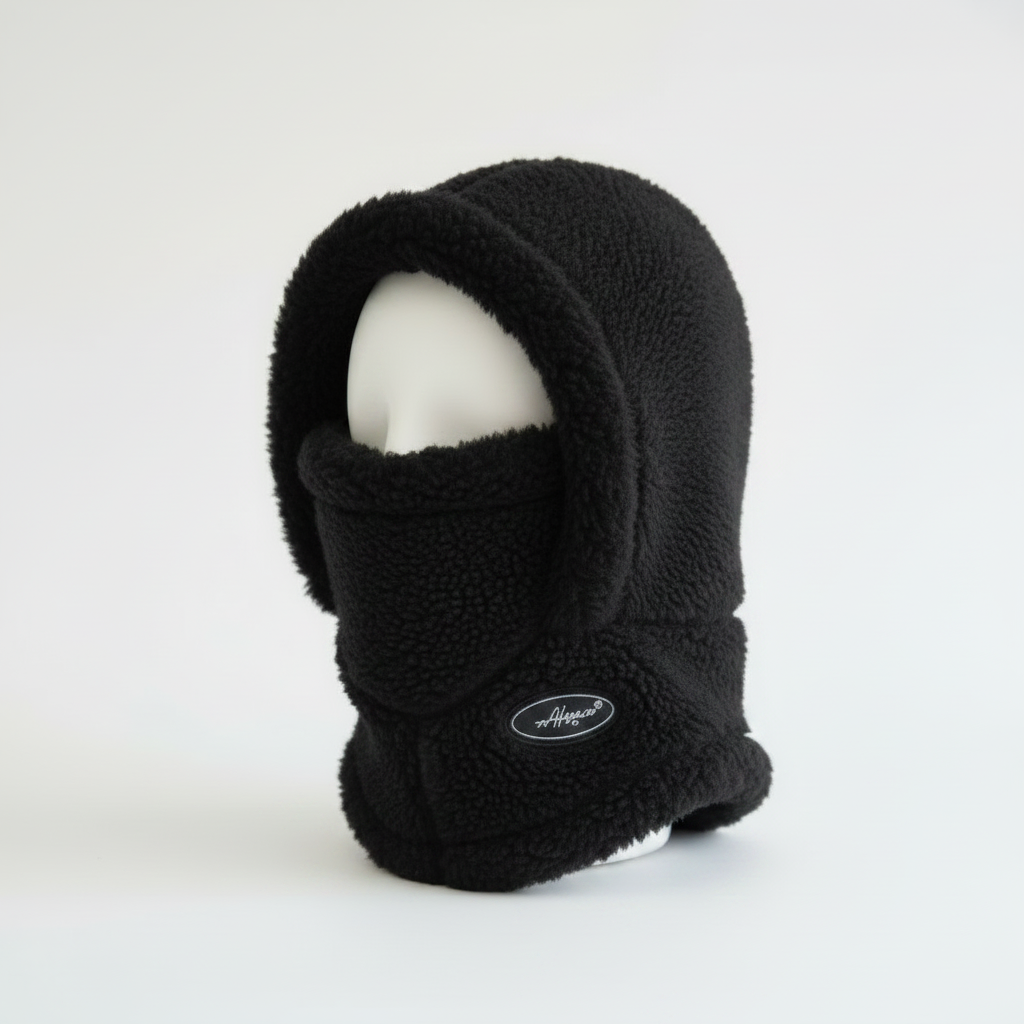 Winter Faux Fur balaclava Hood