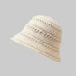 Wide Brim Crochet Bucket Hat