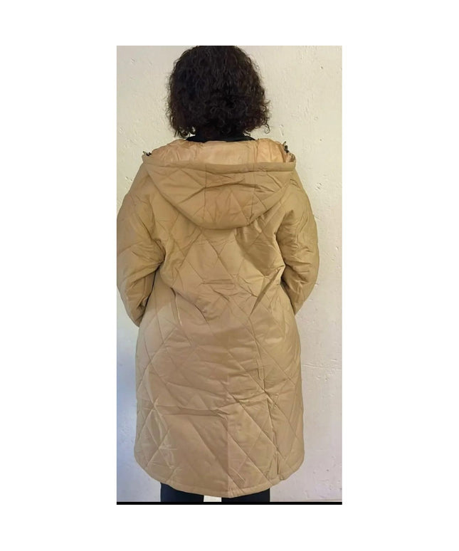 Vintage Long Hooded Coat