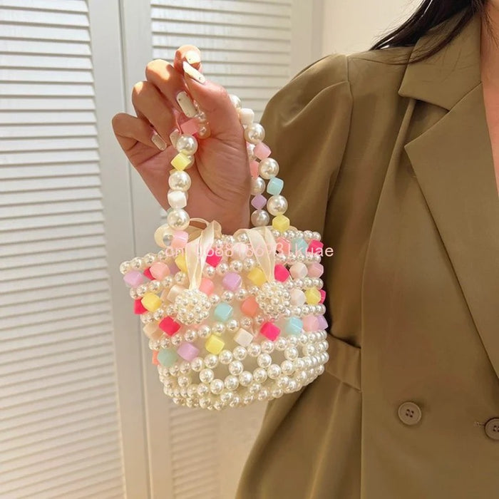 Pearl Shoulder Elegant Handbag