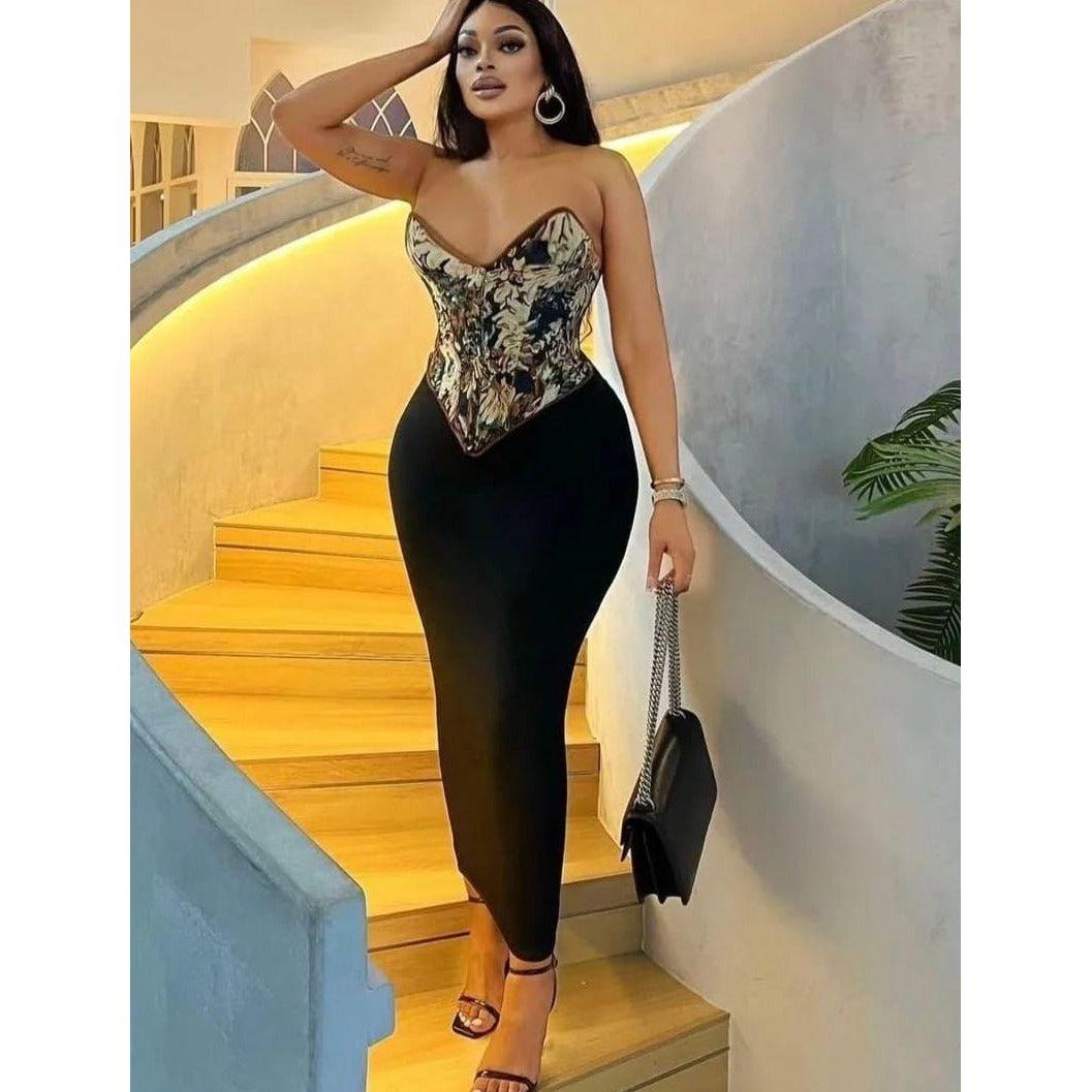 Lace Up Off Shoulder Shaping Corset Top.