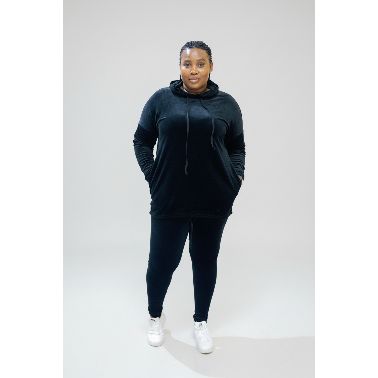 Drawstring Velvet Set