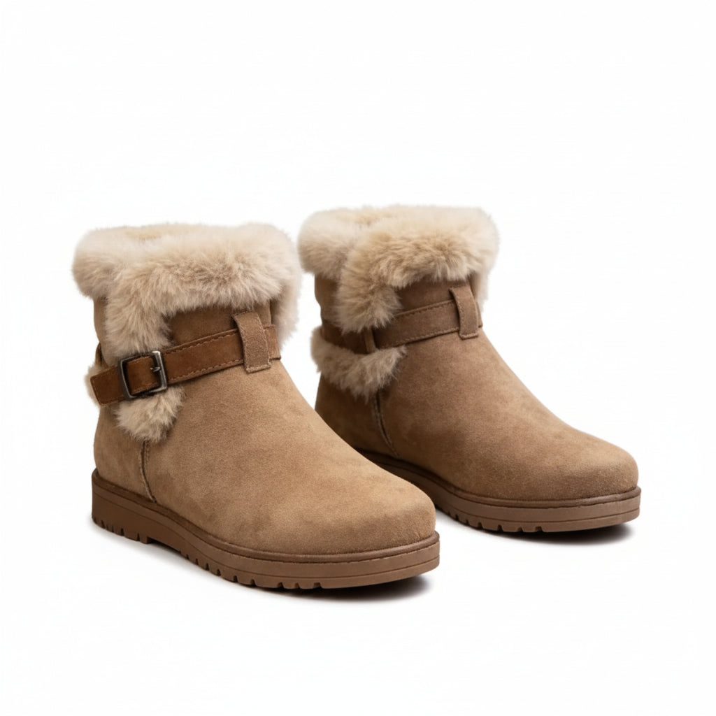 Women's Suede-Style Winter Boots