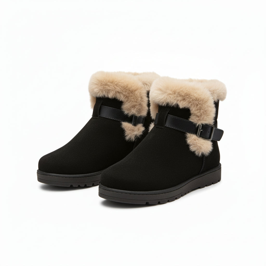Women's Suede-Style Winter Boots