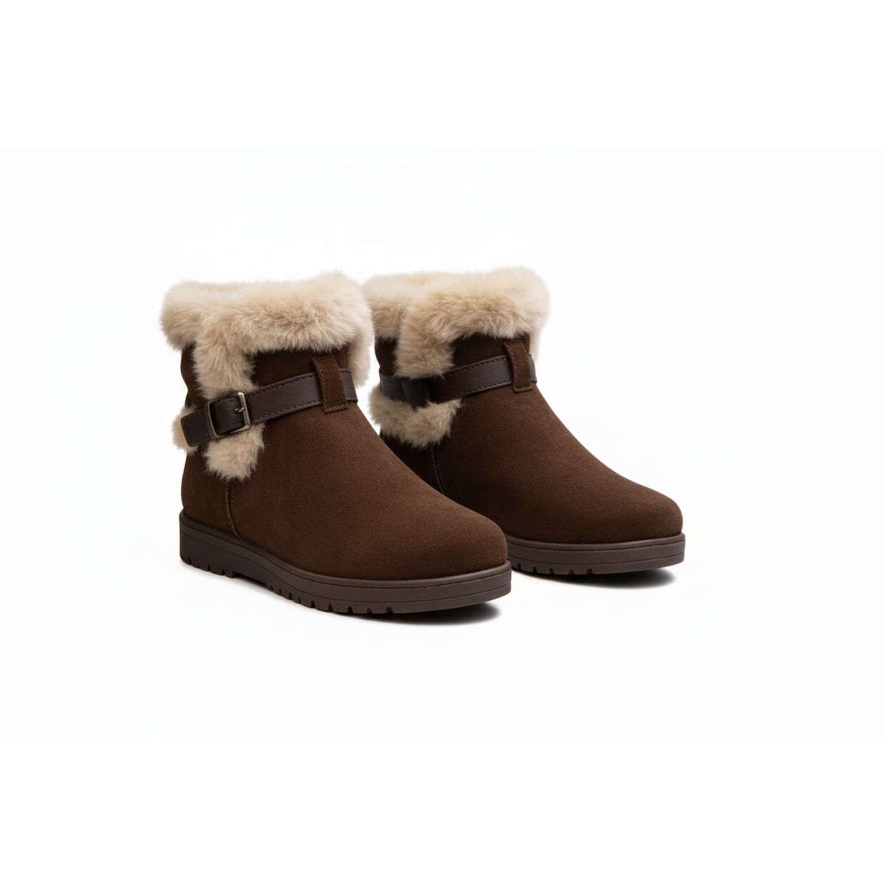 Women's Suede-Style Winter Boots