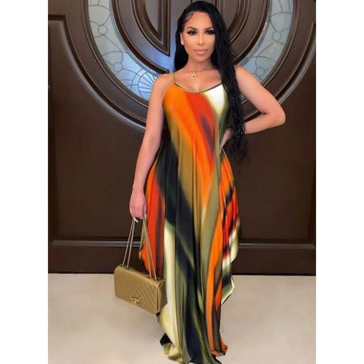 Striped Sleeveless Maxi Dress – YELLOW SUB TRADING