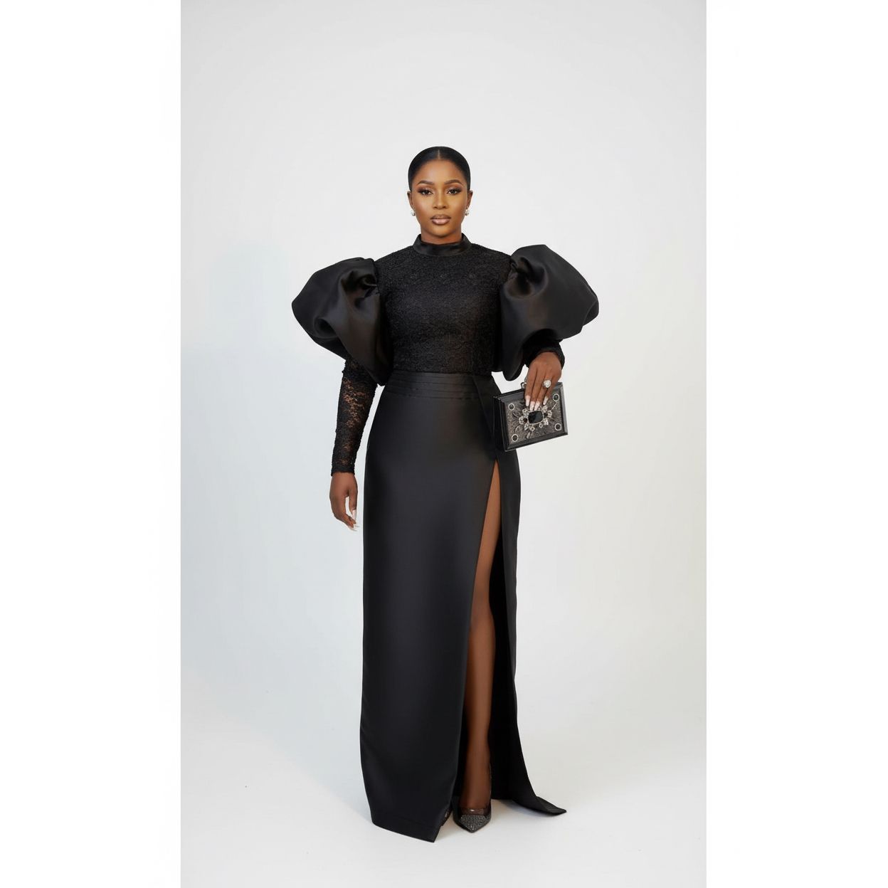 Elegant Formal High Slit Dress