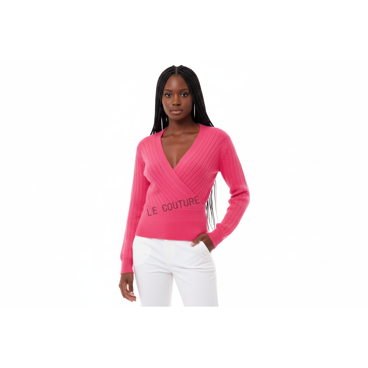 Sexy Knitted V-Neck Top