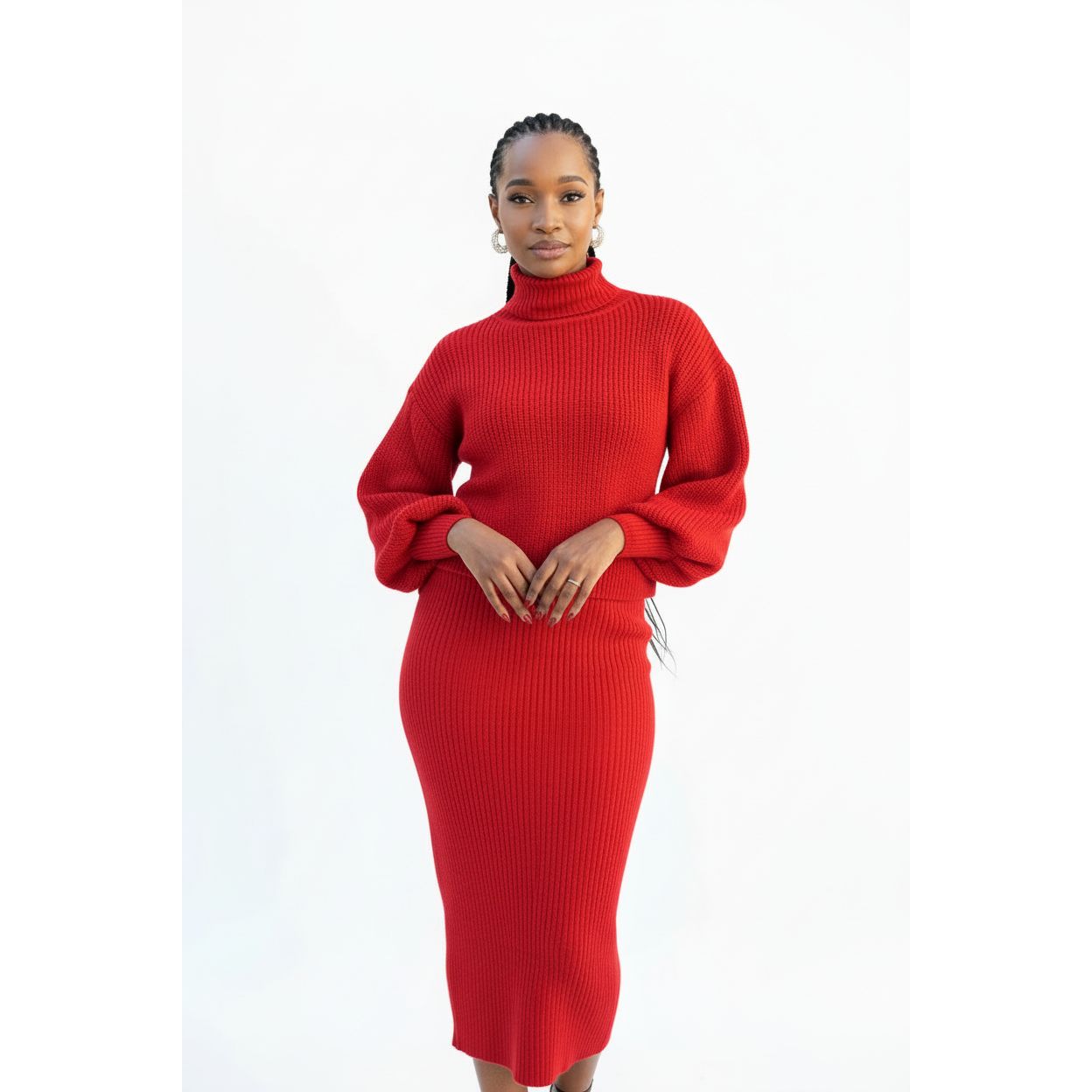 Sexy Knitted 2 Piece Set