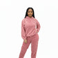 Winter Fleece Hooded Textured Pajamas Set