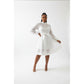 Elegant Rhinestone Long Sleeves Dress
