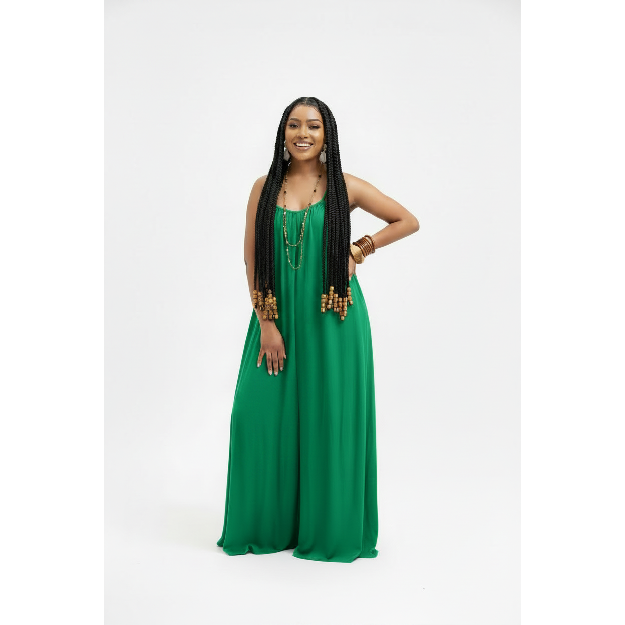 Wide Leg Sleeveless Jumpsuit