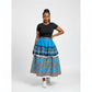 Ankara Pleated African 3 Piece Skirt.