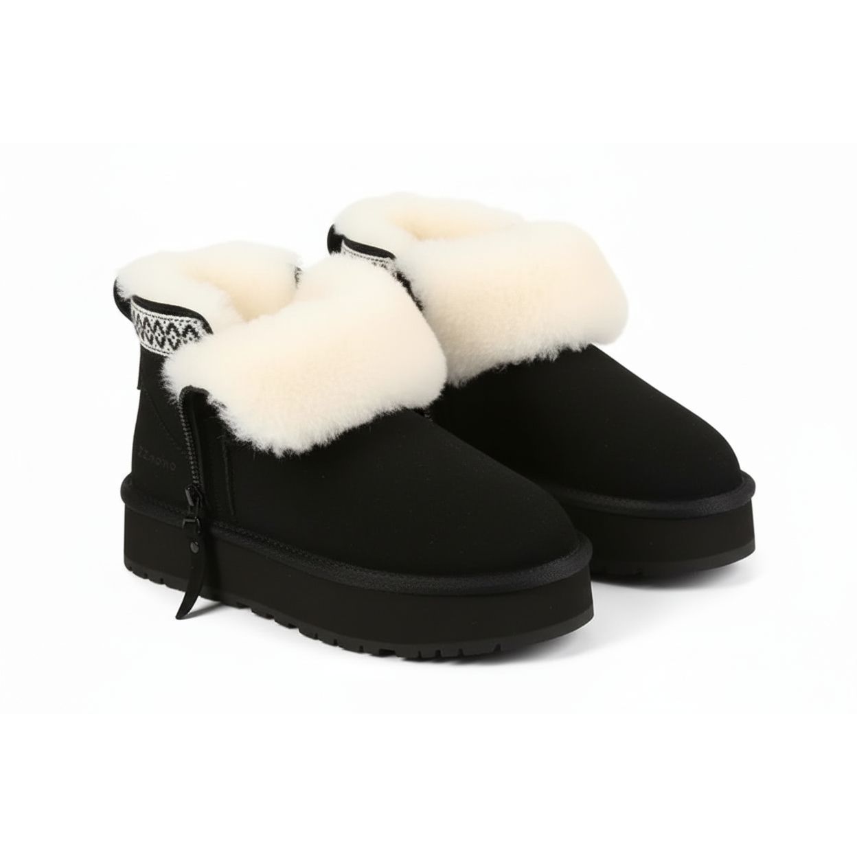 Ladies Plush Platform Winter Boots