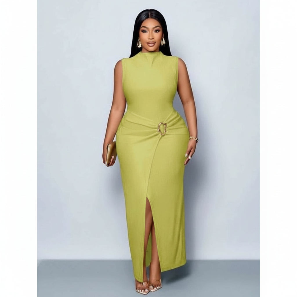 Fashionable Fitted Ladies Dinner Dress