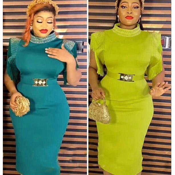 Bodycon Round Neck Dress