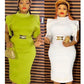 Bodycon Round Neck Dress