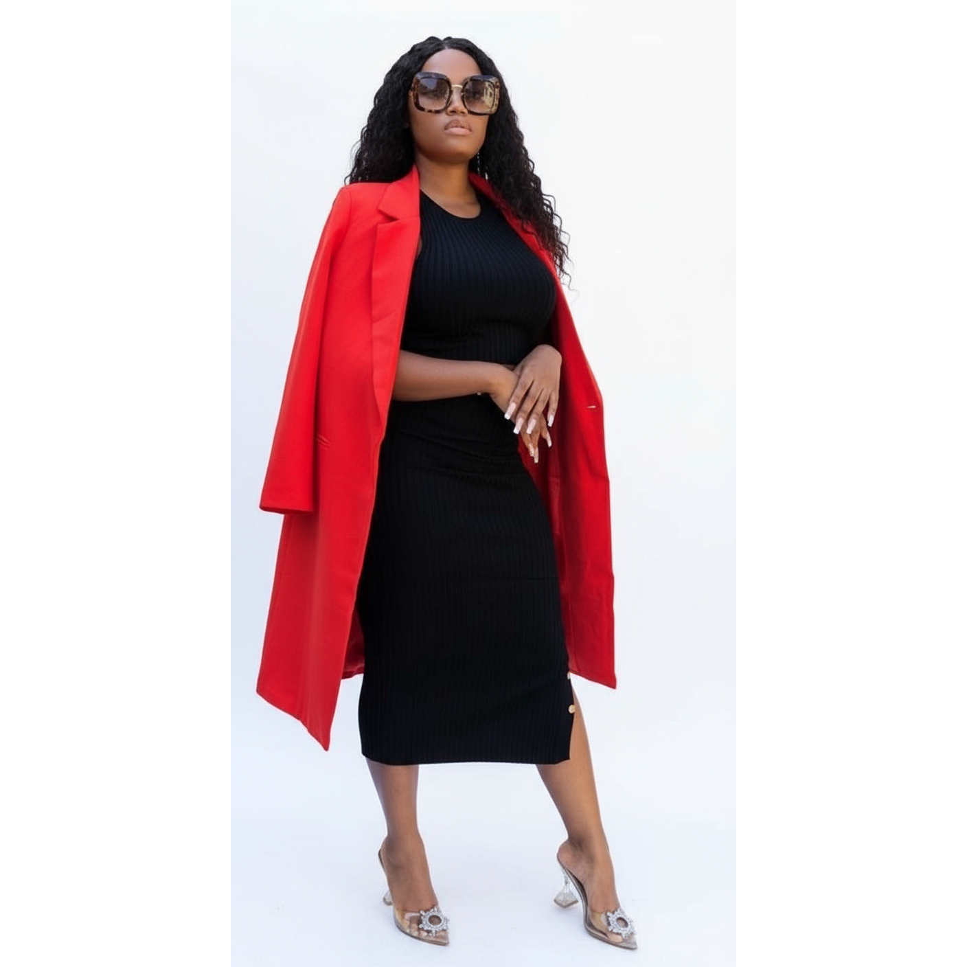 Slim Side Blazer Coat