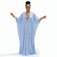 Striped Bubu Kaftan Maxi Dress