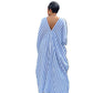 Striped Bubu Kaftan Maxi Dress