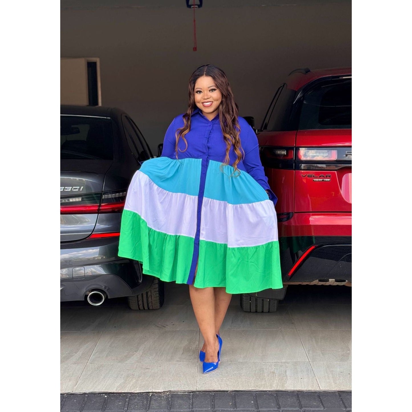 Sexy Babydoll Midi Dress