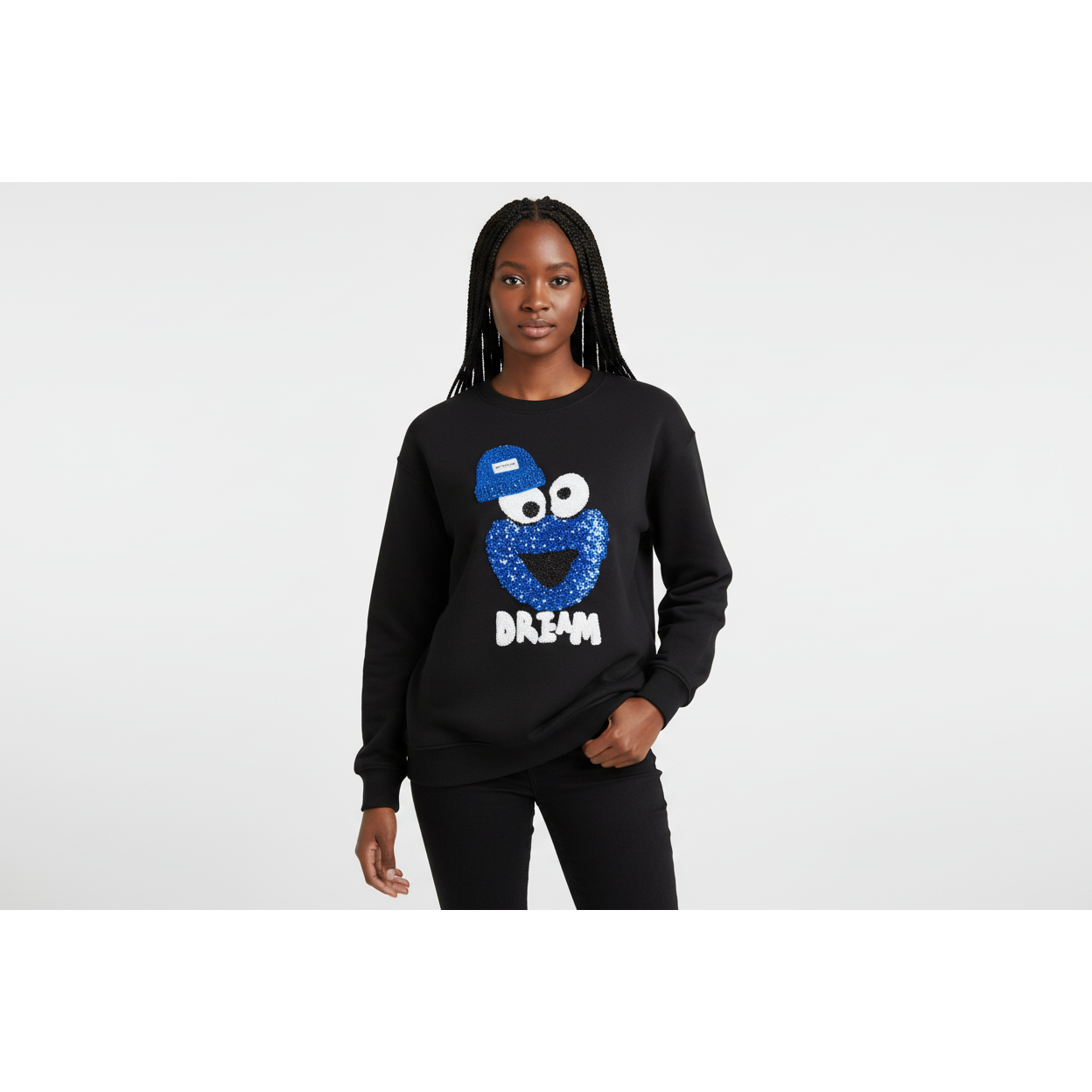 Cartoon Print Long Sleeve Top