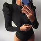 Sexy Turtleneck Long Sleeve Bodysuit