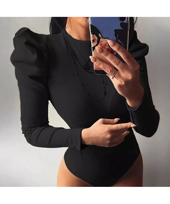Sexy Turtleneck Long Sleeve Bodysuit