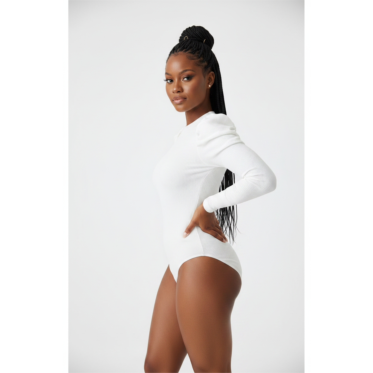 Sexy Turtleneck Long Sleeve Bodysuit