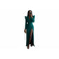 Sexy V-Neck Slit Dress