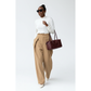 Smart Casual High-Waist Pleated Wide Leg Pants