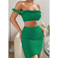 Off Shoulder Sexy Two Piece Set